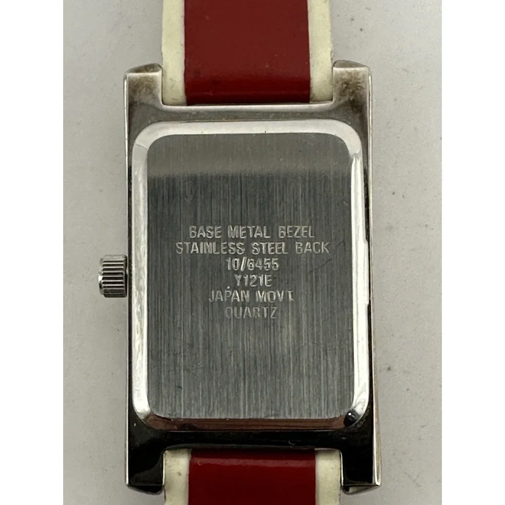 Anne Klein 10/6455 New Battery Ladies Tank Watch 20MM 6.75
